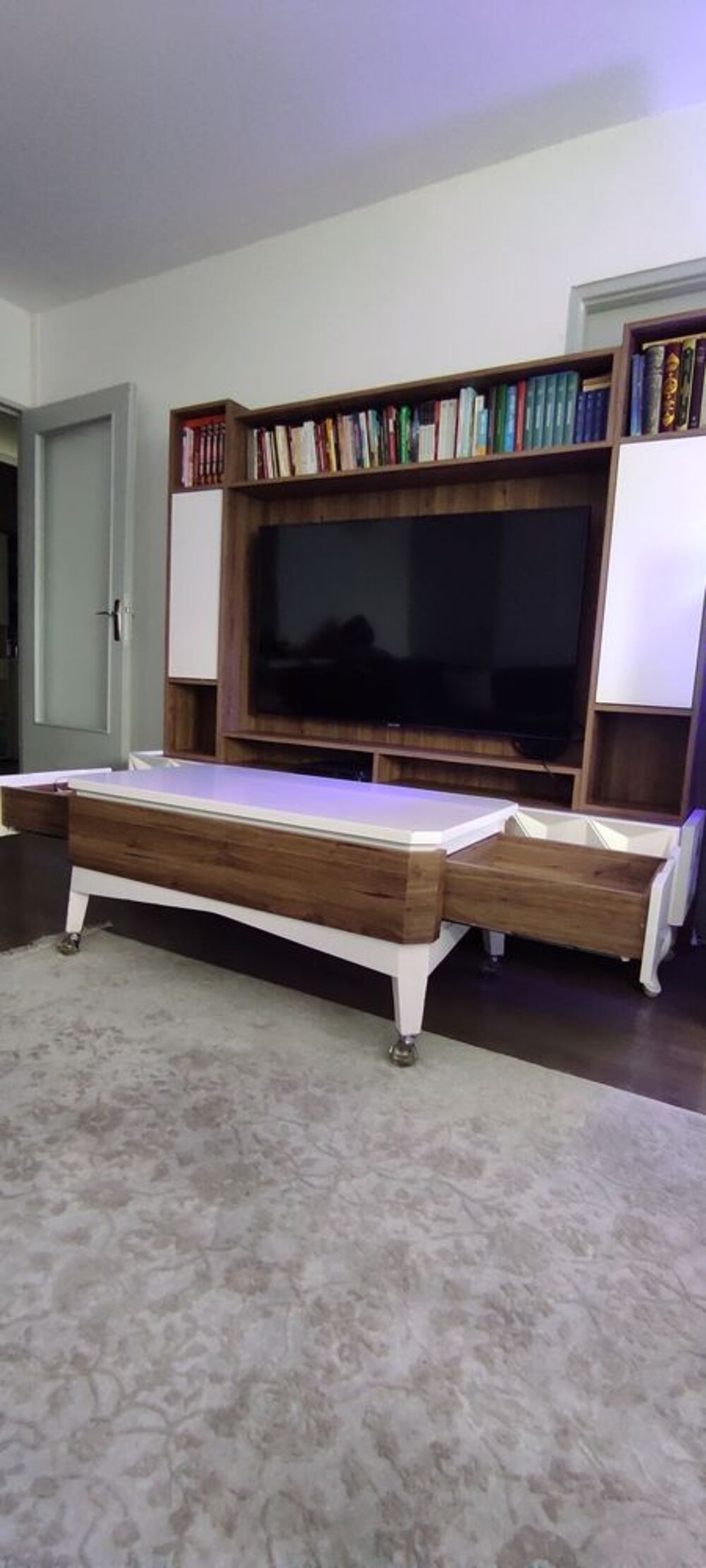 Meuble TV + table basse FULL MDF haute qualit&eacute; Meubles