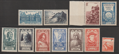 TIMBRES NEUFS** ANNEE 1946
6 Valros (34)