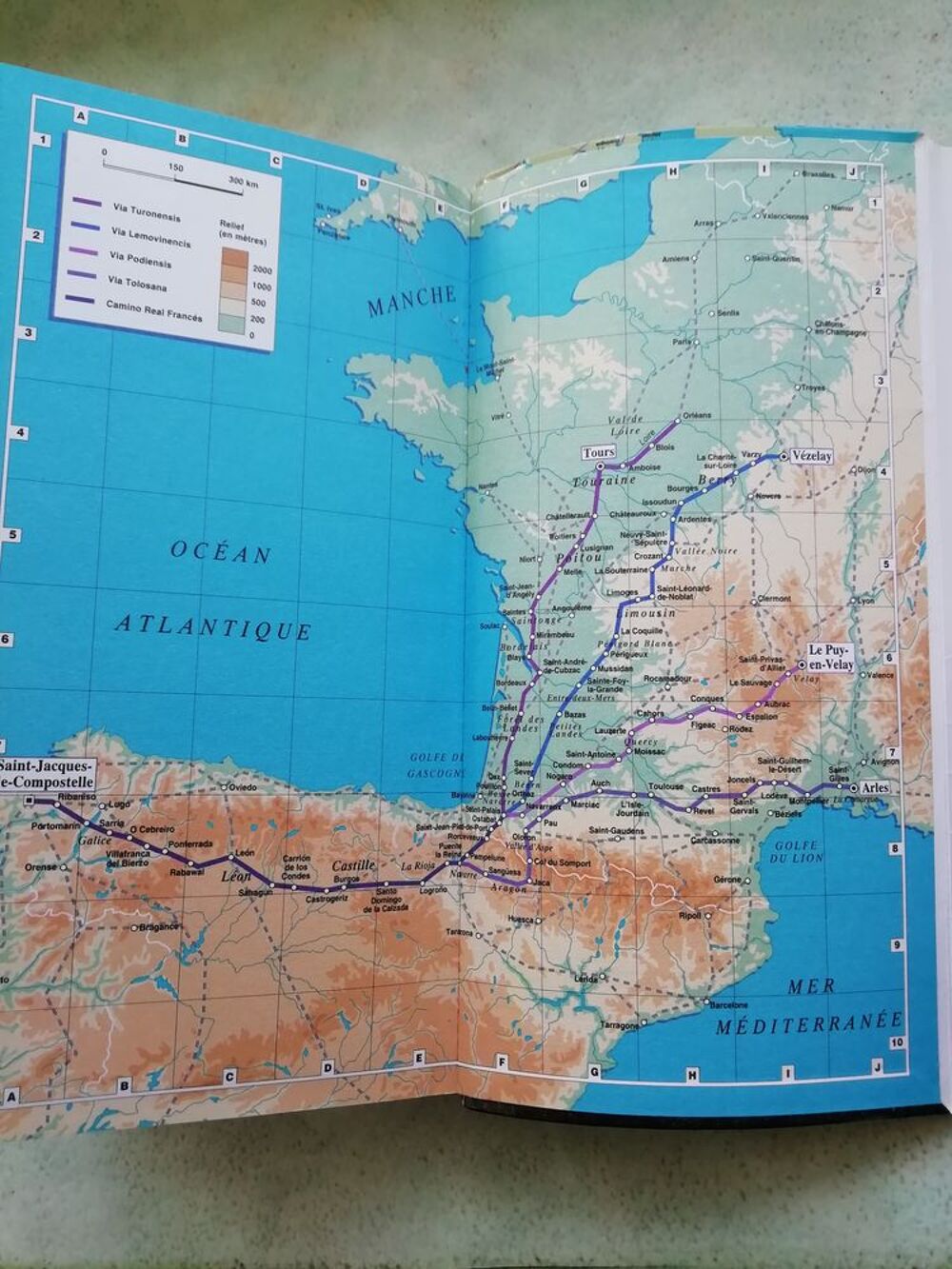 Guide Chemin de Saint Jacques de Compostelle Gallimard Livres et BD