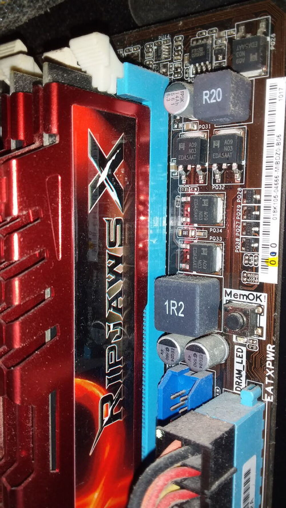 Carte M&egrave;re + Processeur + RAM Matériel informatique