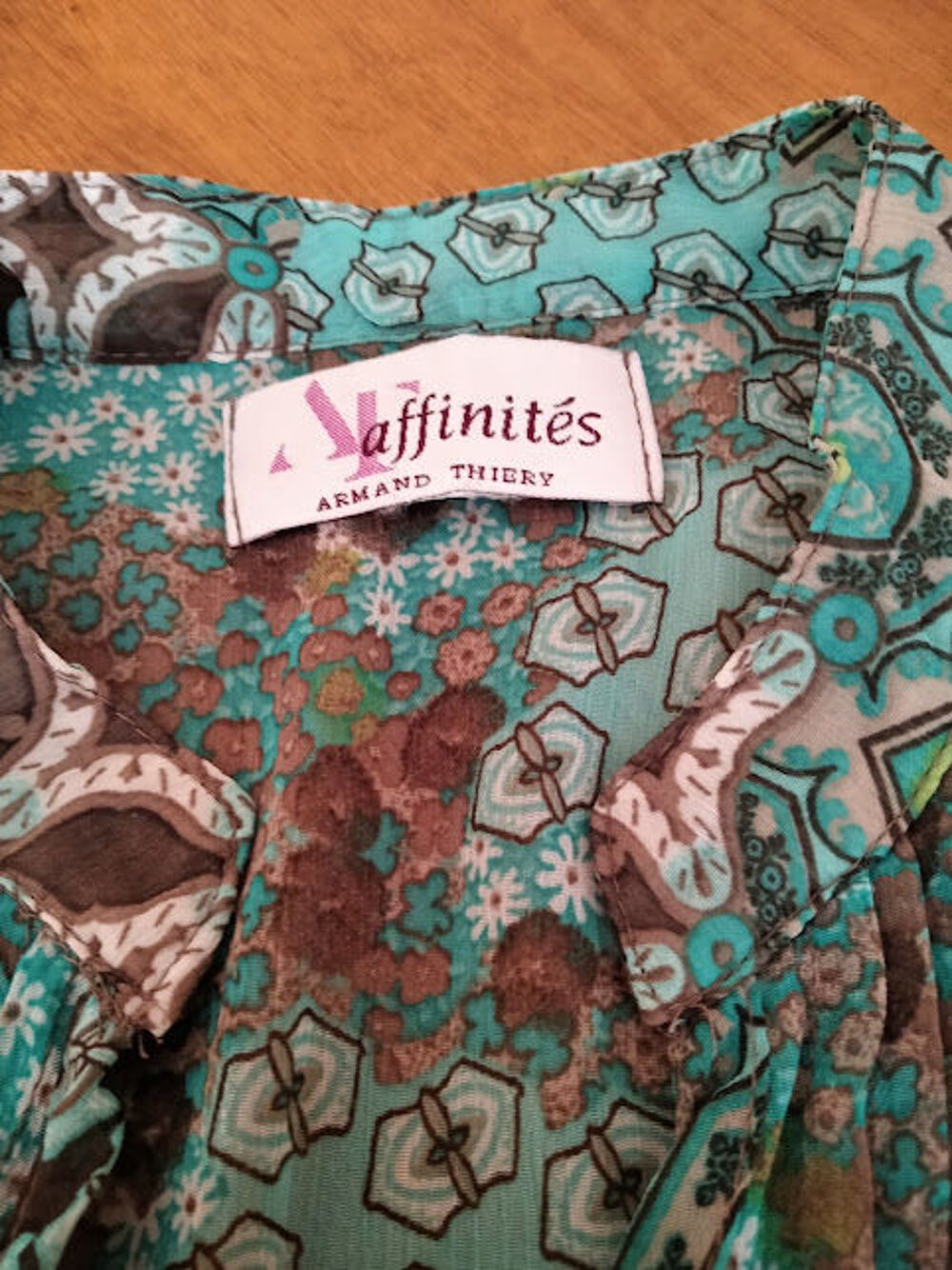 Chemisier voile Armand Thierry Vtements