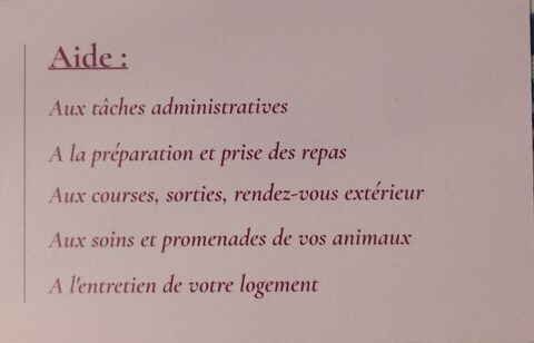 Accompagnement quotidien 0 64600 Anglet