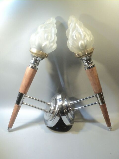 Appliques Torch�res Bois Verre M�tal Design Fourmaintraux 230 Loches (37)