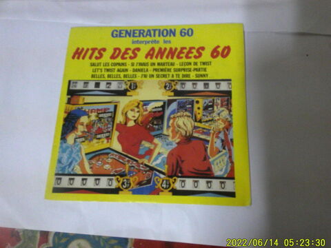Disque  Vinyle .  GENERATION  60  .  de  1981 20 Nontron (24)