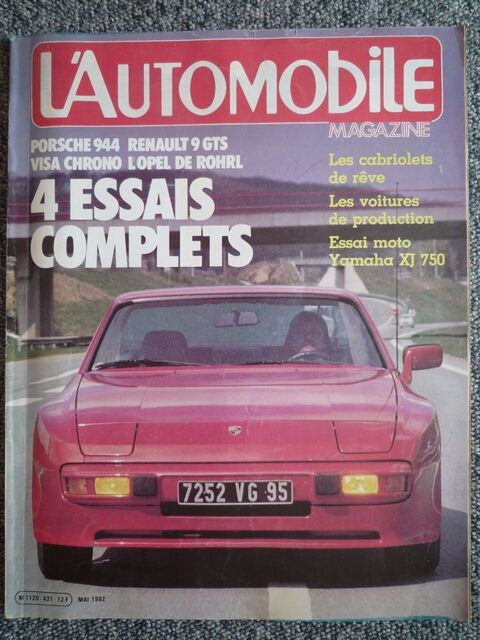 Revue L'AUTOMOBILE magazine n� 431 3 Paris 13 (75)