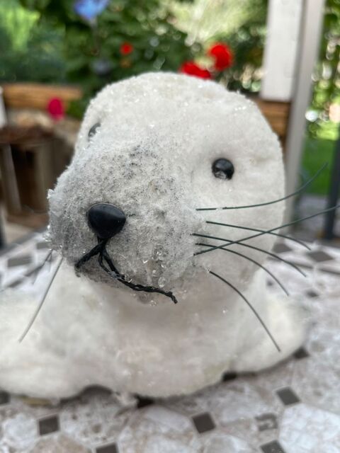 D�coration No�l phoque 27 Beaune-la-Rolande (45)