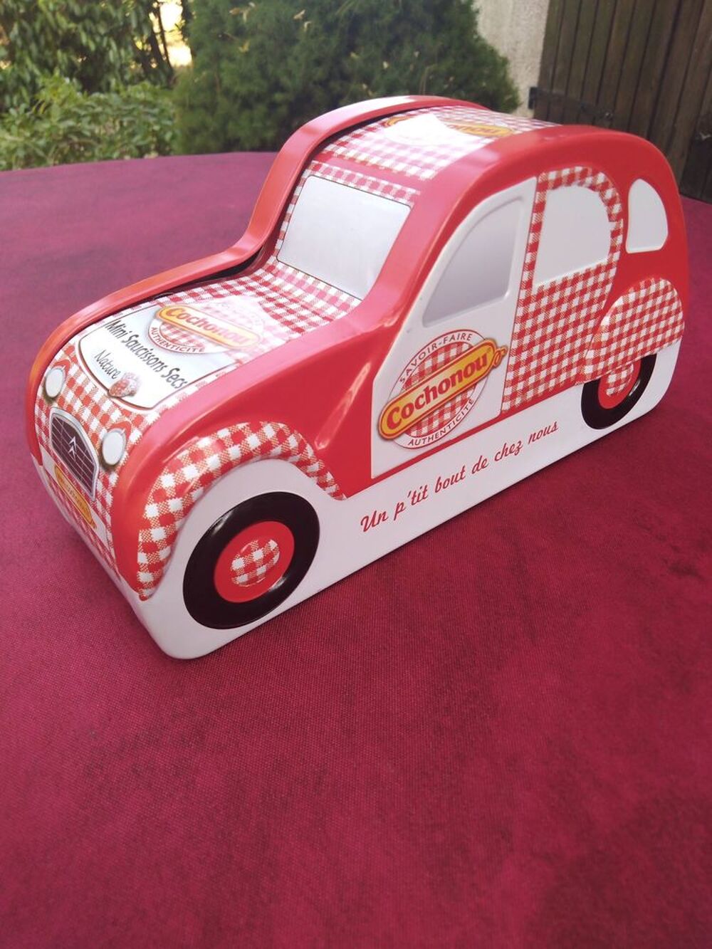 Boite voiture 2CV cochonou 