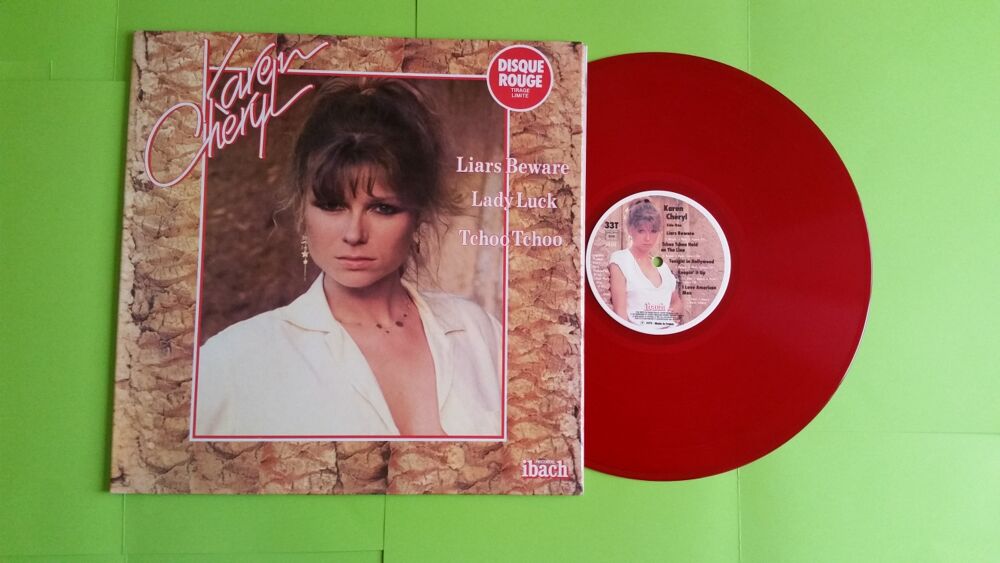KAREN CHERYL * LES DISQUES ROUGE CD et vinyles
