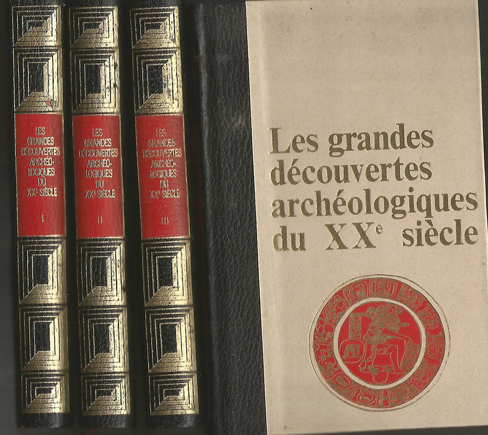Les grandes d&eacute;couvertes arch&eacute;ologiques du XXe si&egrave;cle 4 tomes Livres et BD