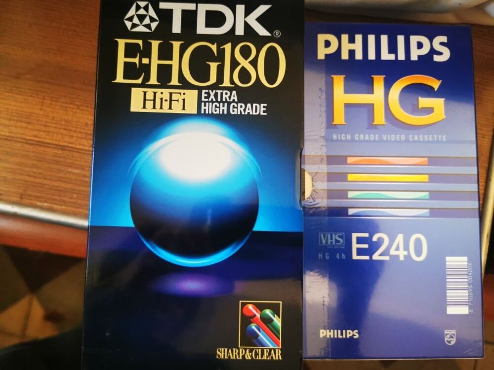 Cassettes VHS neuves Audio et hifi