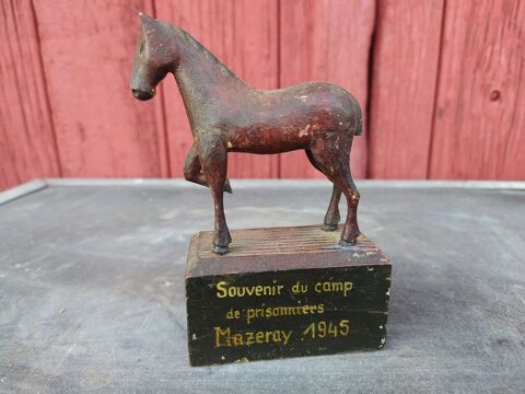Cheval Sculpture Bois Prisonniers Mazeray Guerre 39-45 WW2 140 Loches (37)