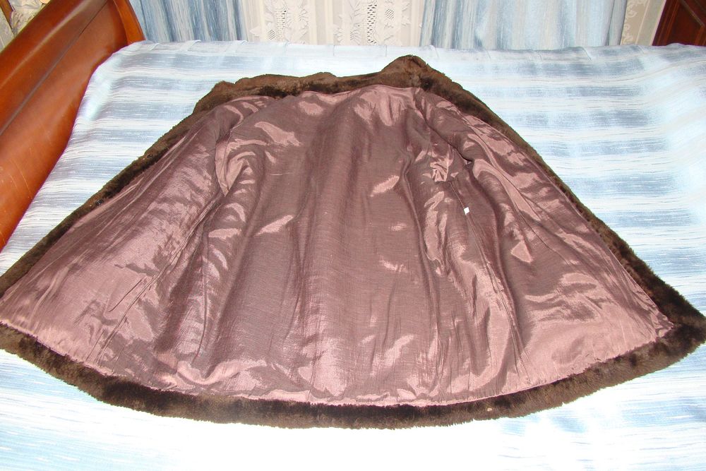 Manteau / Veste en mouton dor&eacute; - Femme T. 44 vintage 1980 Vêtements