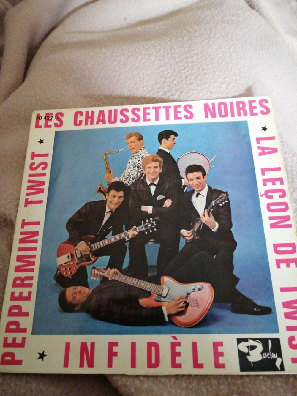 Vinyle 45 tours Les chaussettes noirs 1962 &quot;Tiwst CD et vinyles