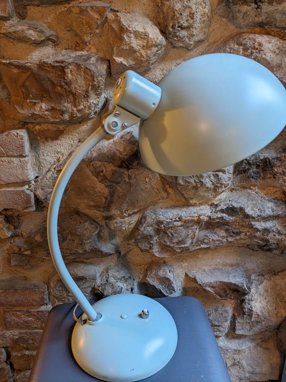 Lampe DELL art d&eacute;co vintage 1950 en tres bon &eacute;tat de bureau Décoration