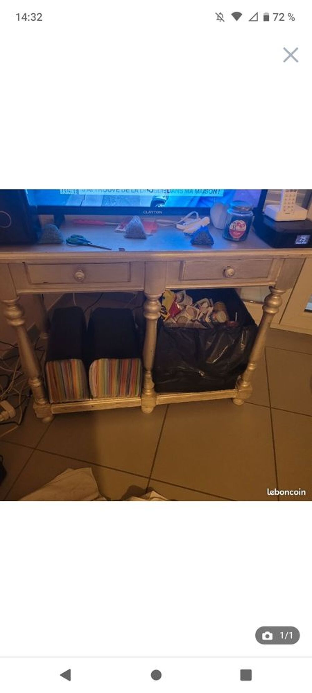 cause d&eacute;m&eacute;nagement commode deux tiroirs en bois Meubles
