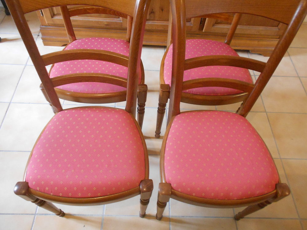 Chaise de salle a manger en bois verni Meubles
