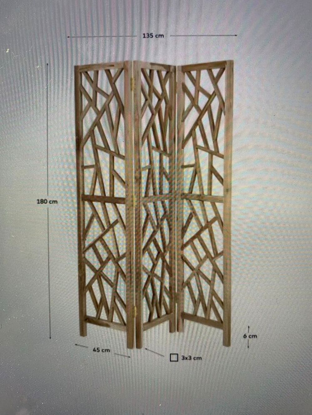 Paravent en bois de teck Décoration