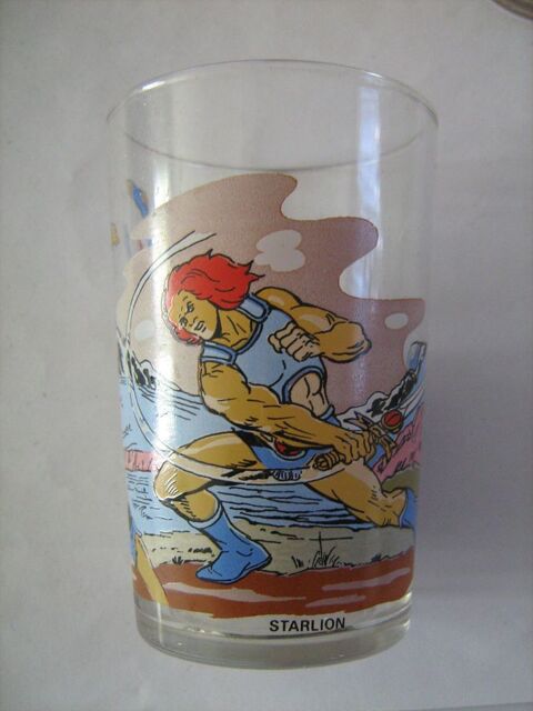 VERRE A MOUTARDE PUBLICITAIRE DECORE BD TV LES MAITRES DE L´ 3 Brest (29)
