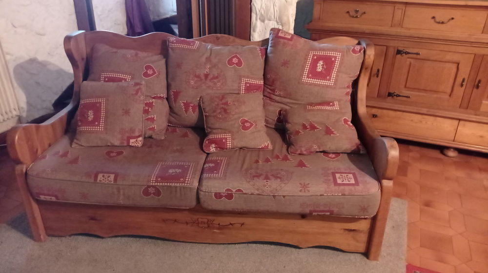canap&eacute; + pouf Meubles