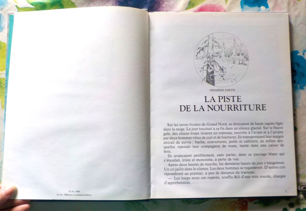 CROC BLANC de Jack LONDON Illustr&eacute; par M. GORDE Ed. Lito Livres et BD