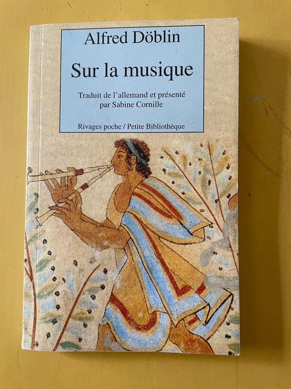 Livre "Sur La Musique" - Alfred D&ouml;blin Livres et BD