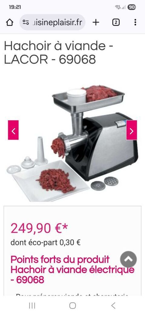 hachoir a viande professionnel 800w Amnville (57)