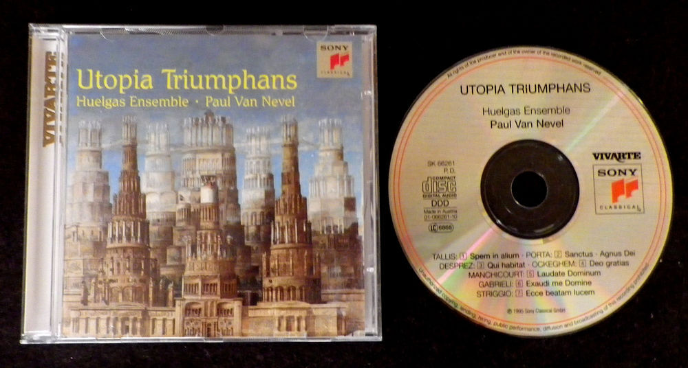 CD - Utopia Triumphans - Huelgas Ensemble - Van Nevel CD et vinyles