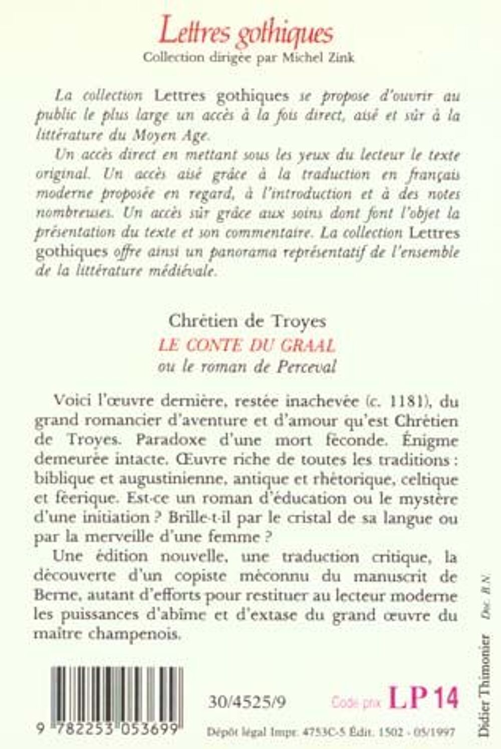 Le conte du Graal Livres et BD