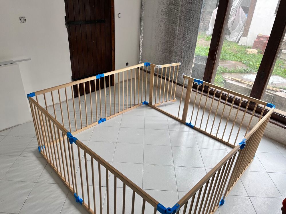 parc en bois pliable Puriculture