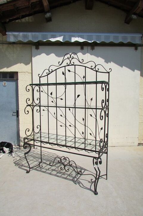 Superbe grande étagère boulangerie fer forgé artisanale 1250 Carcassonne (11)