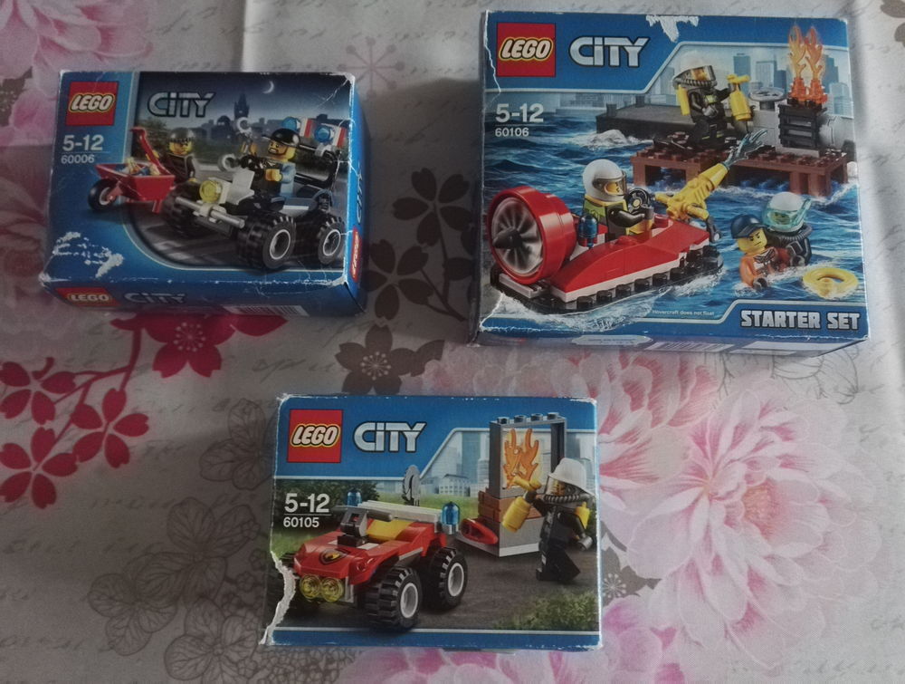 LEGO CITY 60214 + Lots 60105 - 60106 - 60006 Jeux / jouets