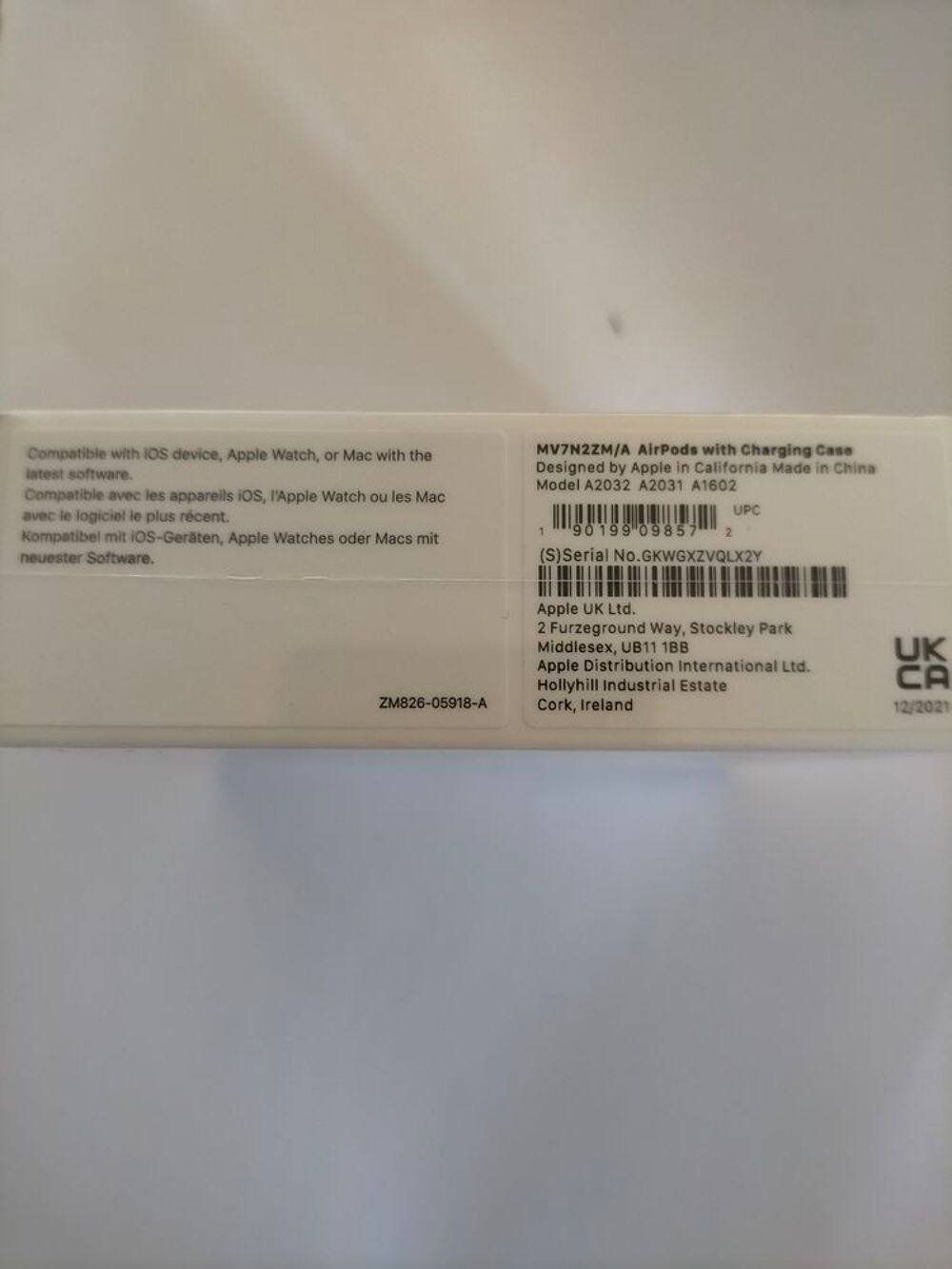Airpod Neuf Téléphones et tablettes