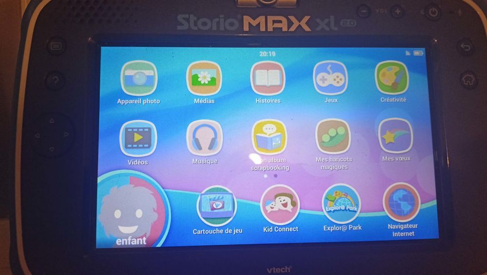 Vtech Tablette &eacute;ducative STORIO MAX XL 2.0 bleue Jeux / jouets