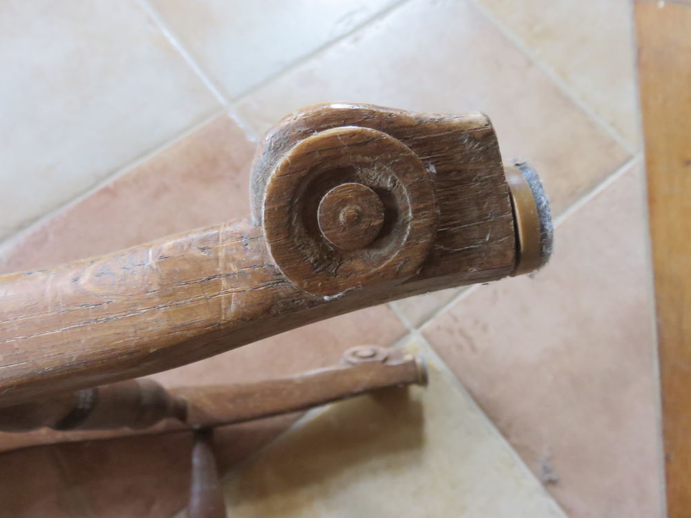 tabouret de style, ch&ecirc;ne et paille Meubles