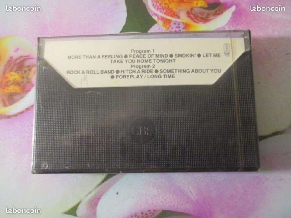 Cassette audio sous blister BOSTON CD et vinyles