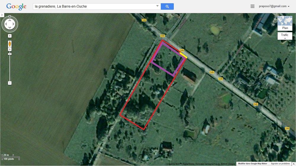 Vente Terrain A 90 MINUTES DE PARIS OUEST (SAINT LAZARE) La barre-en-ouche