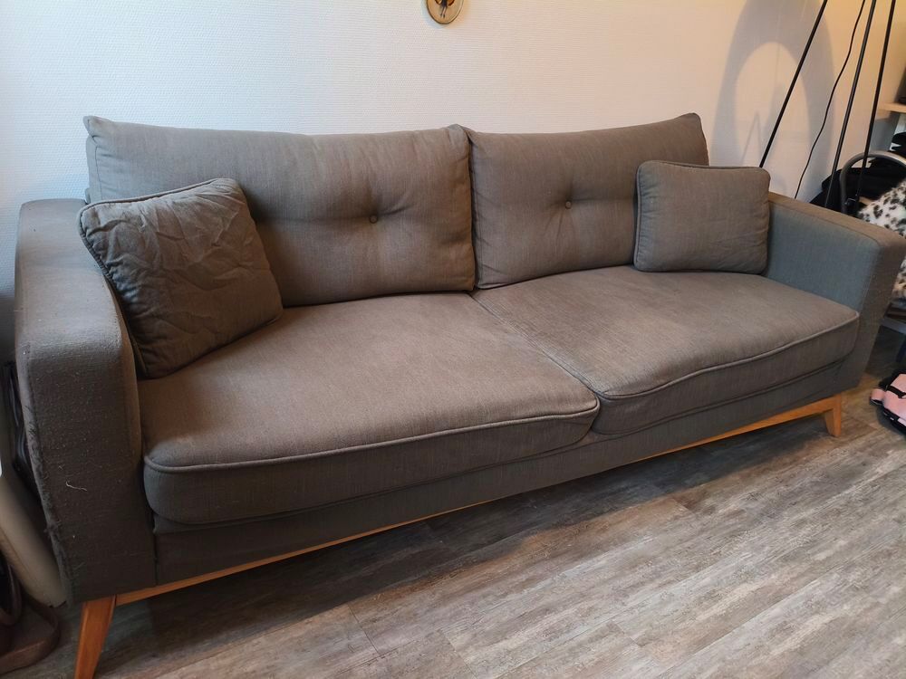 Canap&eacute;-lit 3 places Maison du Monde vert Meubles