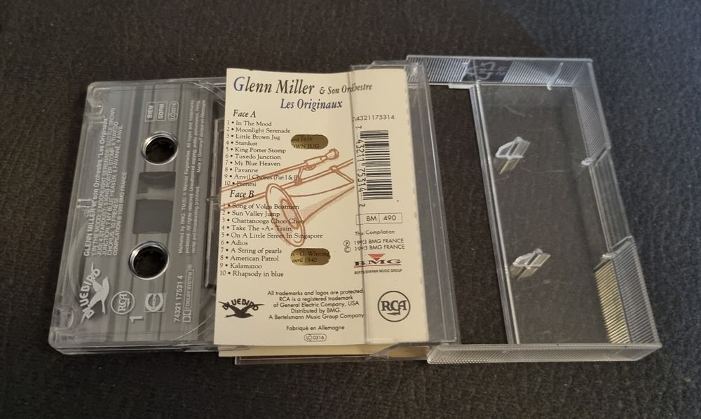 Cassette audio - Glenn Miller - "Les Originaux". CD et vinyles