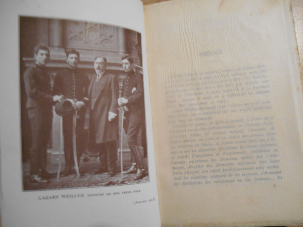 PRO ALSATIA ? IN MEMORIAM (Suite de Pro Alsatia) L. Weiller Livres et BD