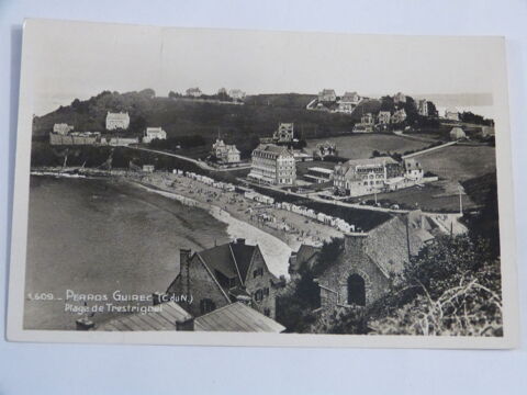  CP  -  PERROS GUIREC  plage de  TRESTRIGNEL 4 Brest (29)