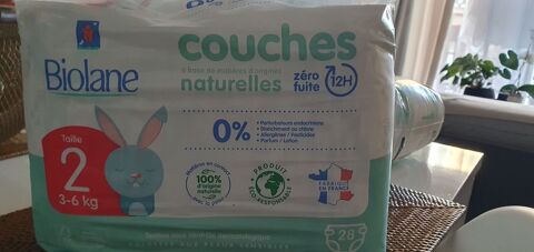 Couches Biolane taille 1 et 2  56 Colombes (92)