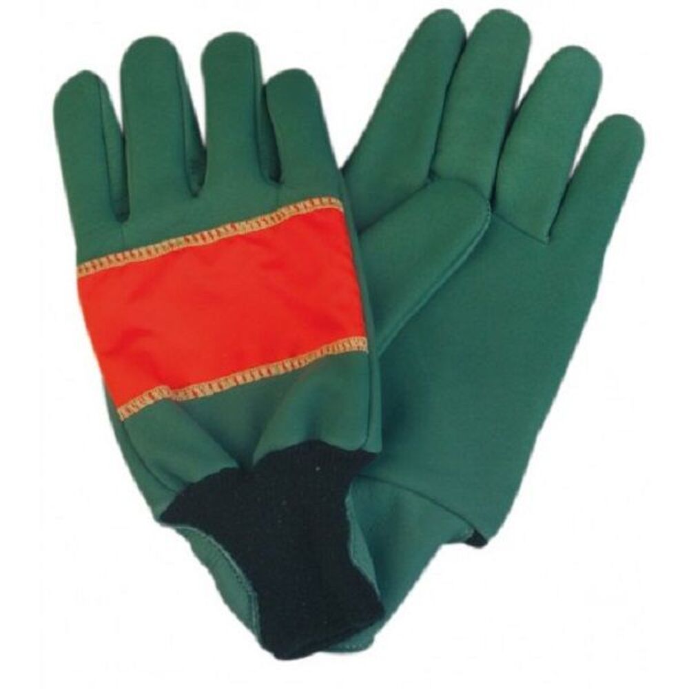 Gants anticoupure scie &agrave; cha&icirc;ne Renfort m&eacute;tacarpe orange fluo. Renfort paume. Prot&egrave;ge art&egrave;re. Poignets bord-c&ocirc;tes. Taille 10-11 Bricolage