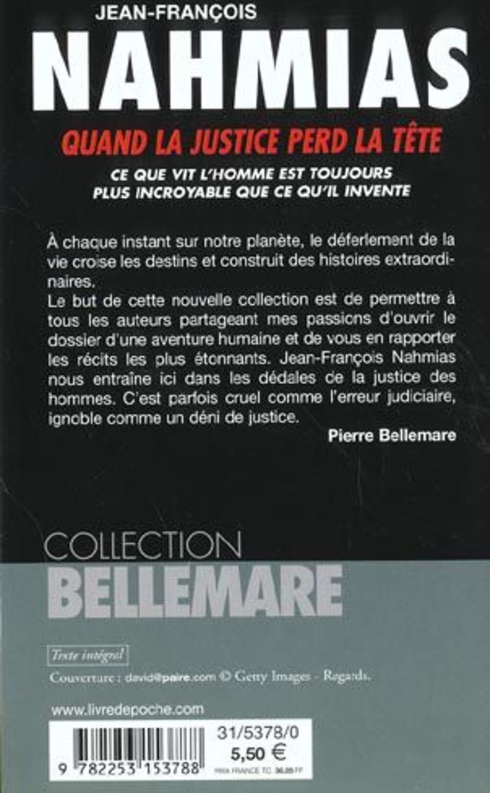 Quand la justice perd la tete Livres et BD