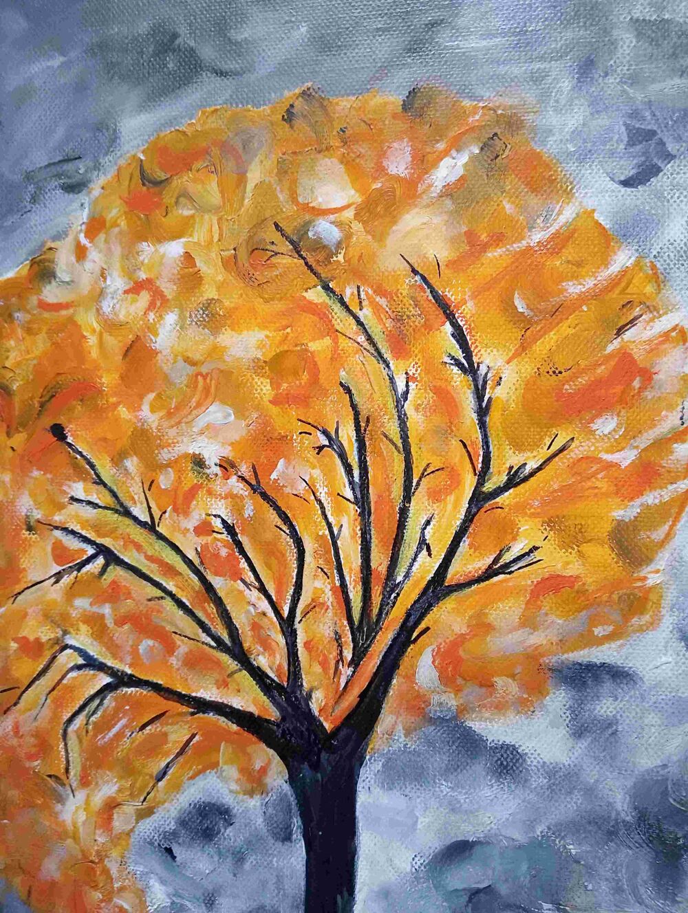 
Tableau huile sur toile vent d'automne
Décoration