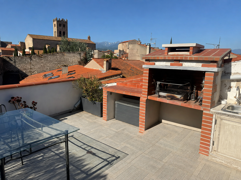 Vente Maison Rare Dpe A Maison de village avec Clim, garage, terrasse Millas