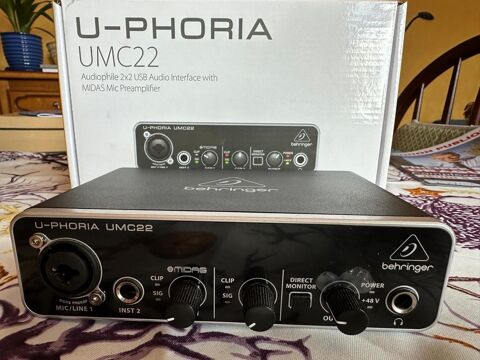 Behringer U Phoria UMC22 USB Audio Interface 28 Draguignan (83)