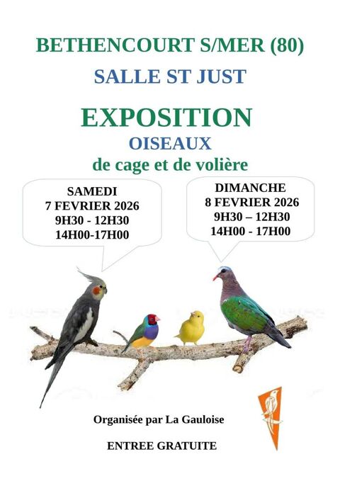 Bourse aux oiseaux annuelle de La Gauloise 0 80130 B�thencourt-sur-mer
