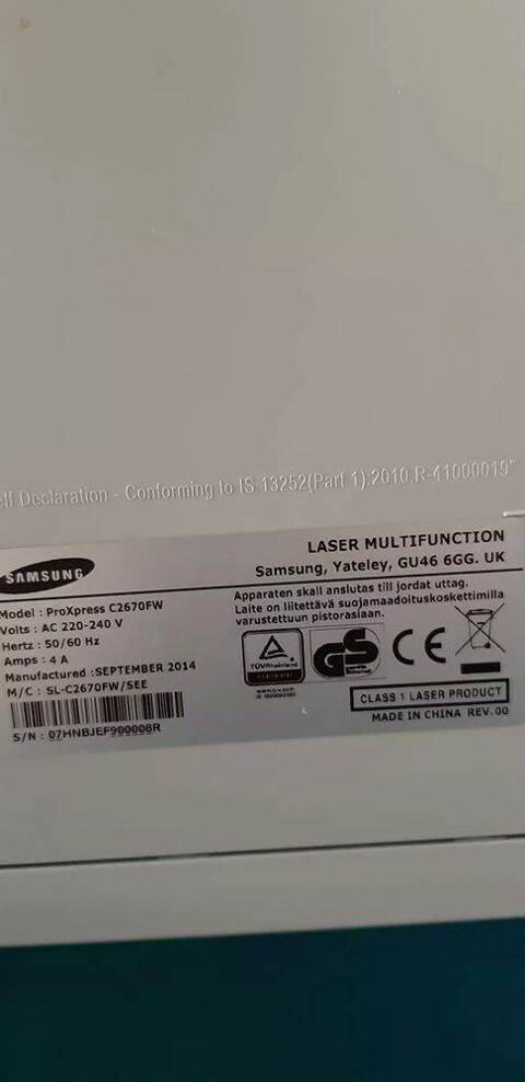IMPRIMANTE SAMSUNG WIFI 80 Saint-Victoret (13)