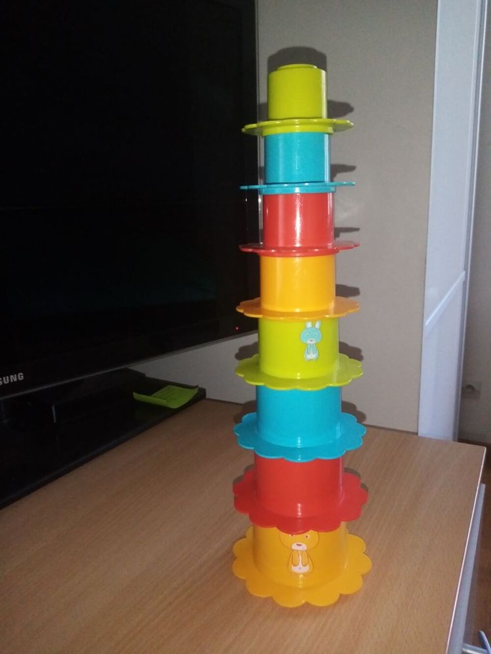 JEU D EMPILAGE PYRAMIDE &agrave; partir de 6 mois Jeux / jouets