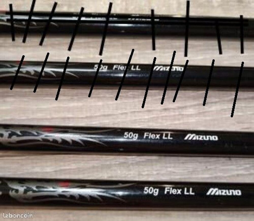 2 Fers de Golf Mizuno JPX 825 9&amp;P en Graphite pour Femme Sports